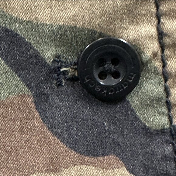 Marrakech Anthropologie Camo Cropped Utility Jacket Women’s Small Cotton Stretch - Picture 4 of 10